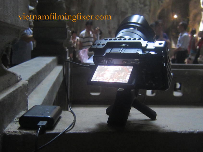 time lapse at Huyen Khong cave