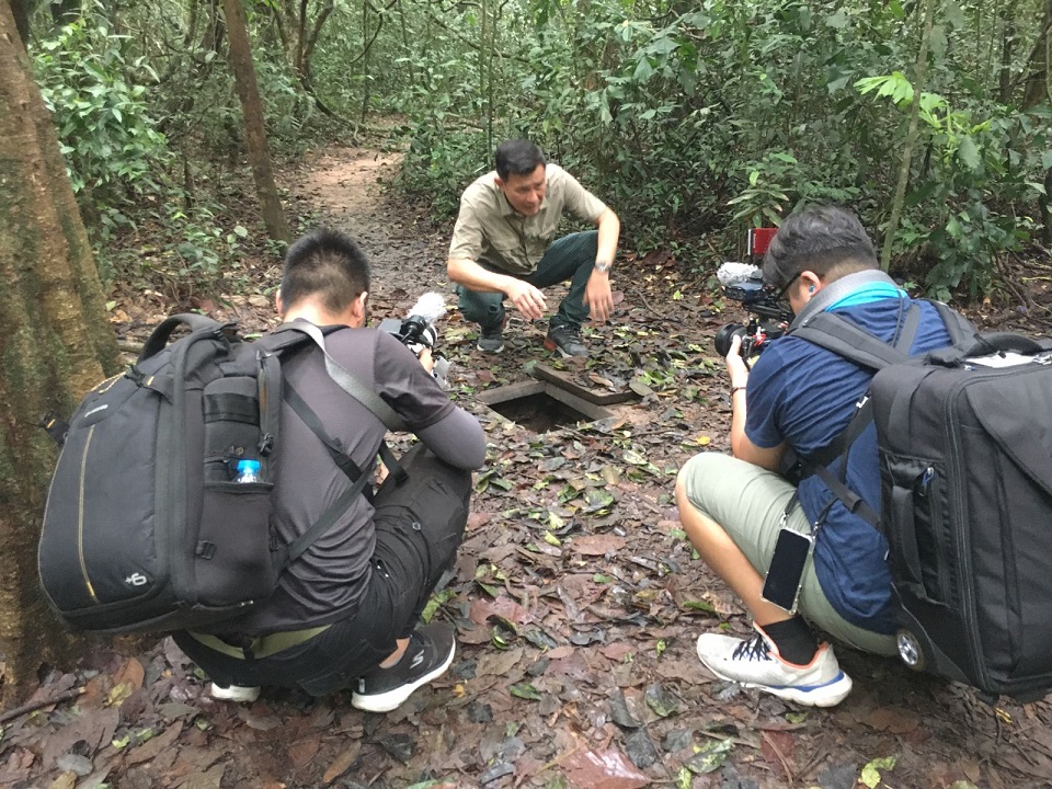 filming documentary in vietnam about war time