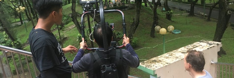 Vietnamese DOP camera man filming