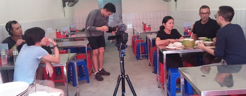 filming FB industry in Vietnam with Hao Tran Vietcetera for Channel News Asia